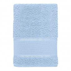 TOALHA BANHAO PARA BORDAR MELINA II BABY BLUE 30102 - 90X150CM