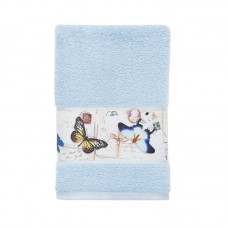 TOALHA DE BANHO VENINE MEMORY AZUL BEBE 30004 - 67X135CM