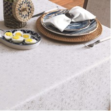 TOALHA DE MESA SEMPRE LIMPA FAENZA BRANCO 160X220