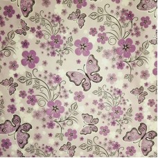 TNT ESTAMPADO BORBOLETAS LILAS 1033C