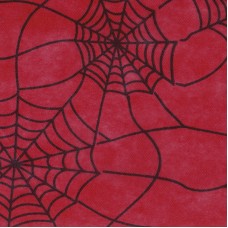 TNT ESTAMPADO ARANHA VERMELHO E PRETO 1002A