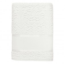 TOALHA DE VISITA PARA BORDAR MELINA II BRANCO 1 - 33X50CM